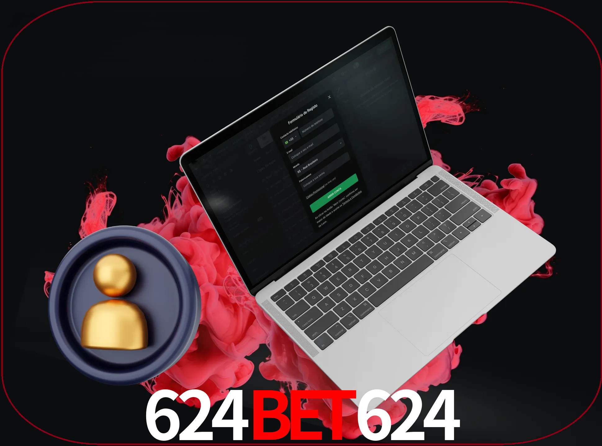 No cabeçalho do site 624BET624, clique no botão que o levará a um formulário especial onde terá de introduzir as suas informações actuais.