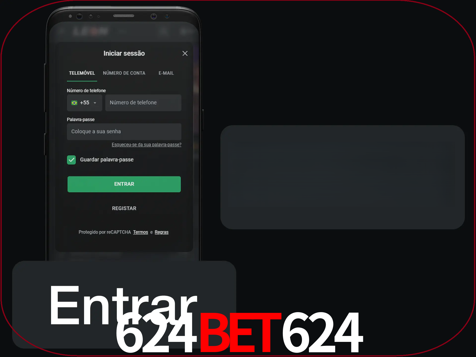 Faça o login para começar a apostar e jogar no cassino.