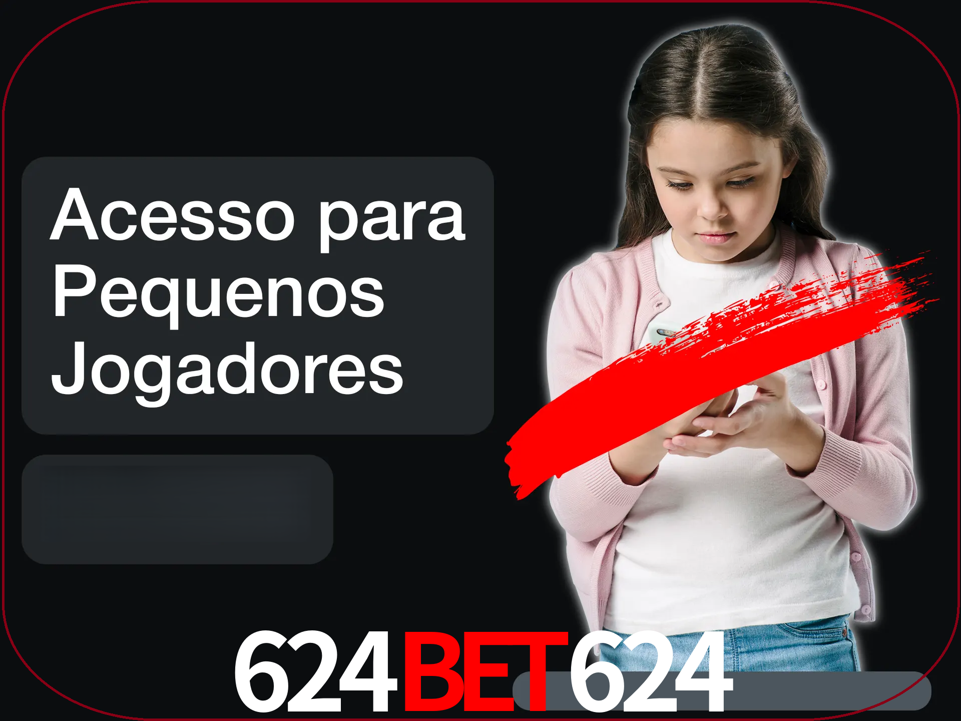 As crianças não podem jogar jogos de cassino.